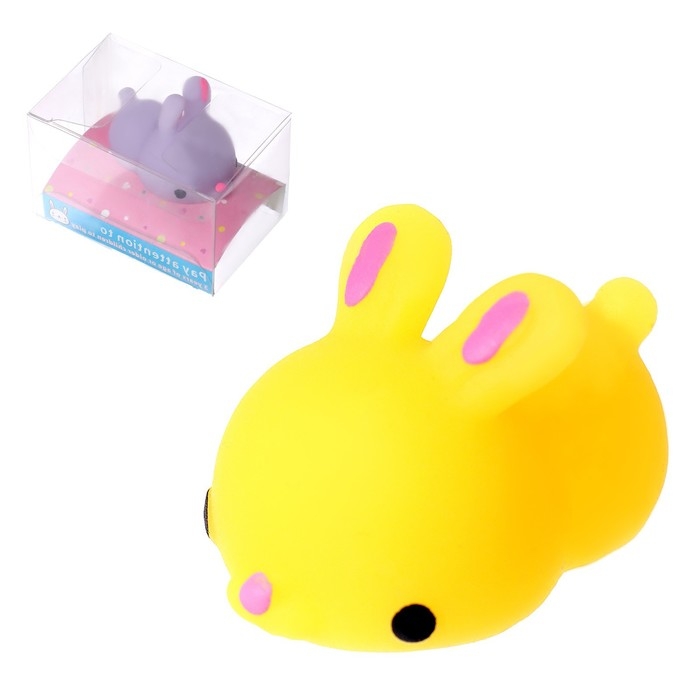 Мялка-антистресс &laquo;Зайка&raquo;, цвета МИКС