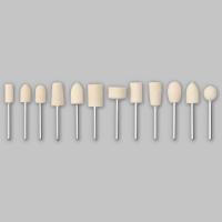 Фрезы войлочные для маникюра в пластиковом органайзере, 12 шт Фрезы войлочные для маникюра в пластиковом органайзере, 12 шт