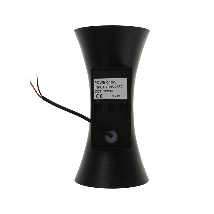 Светильник фасадный &laquo;Элегант&raquo;, FSD-051, 10 Вт, 3000К, 1 луч, IP65, 220 В, пластик, черный