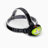 Фонарь налобный аккумуляторный, 5Вт, 1200 мАч, 120 лм, 2 режима, лазер, 5 х 6.5 см, зеленый Фонарь налобный аккумуляторный, 5Вт, 1200 мАч, 120 лм, 2 режима, лазер, 5 х 6.5 см, зеленый