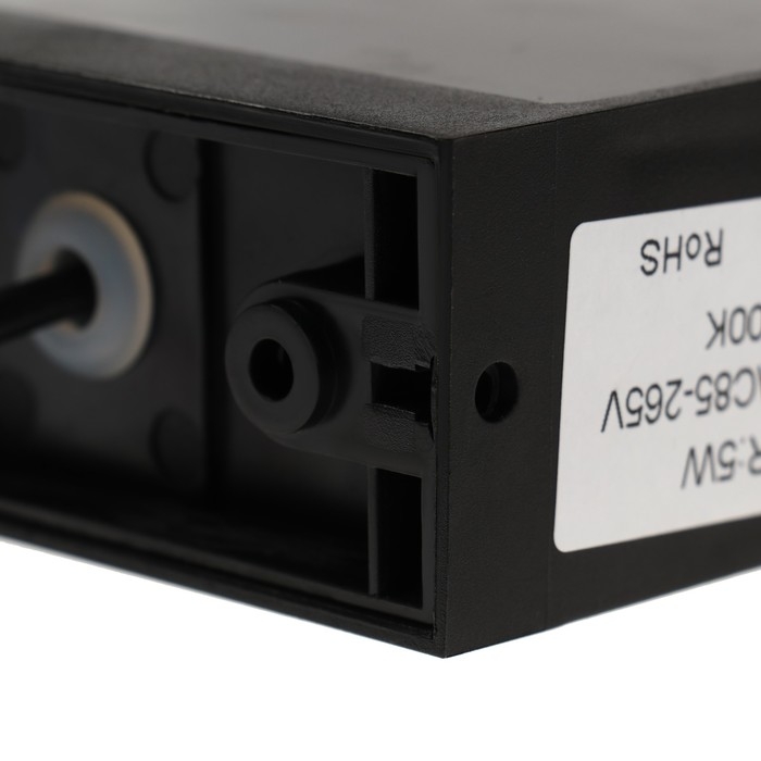 Светильник фасадный «Гранд», FSD-038, 5 Вт, 4000К, IP65, 220 В, пластик, черный Светильник фасадный «Гранд», FSD-038, 5 Вт, 4000К, IP65, 220 В, пластик, черный