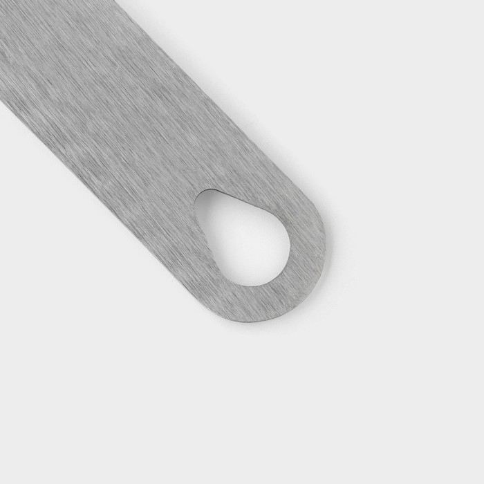 Лопатка кондитерская KONFINETTA, 20,5&times;3 см, рабочая часть 6&times;3 см, цвет серебристый