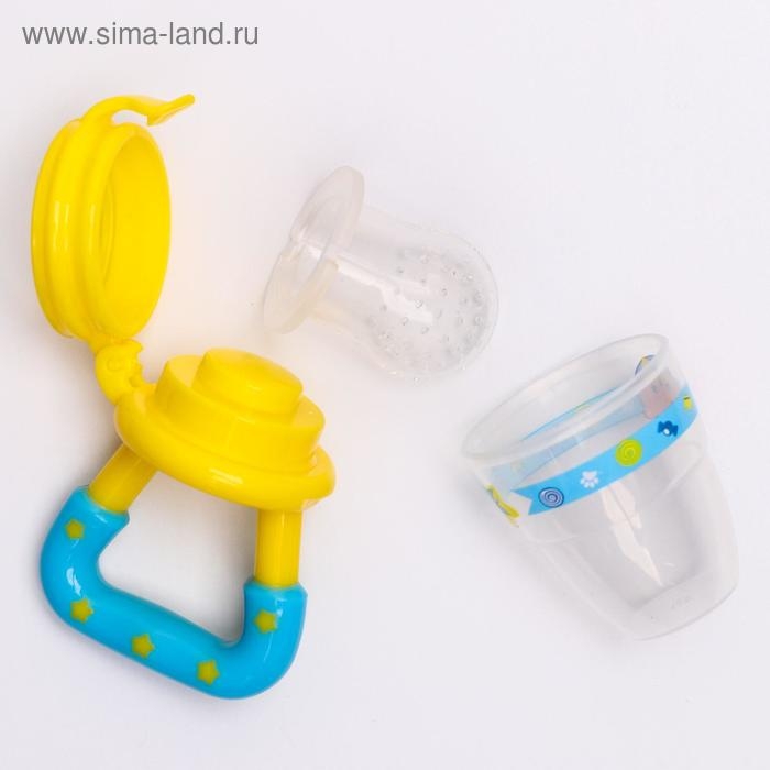 Ниблер для прикорма с силиконовой сеточкой &laquo;Мишка принц&raquo;