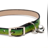 Ошейник лаковый "Радуга", 30 х 1 см, микс Ошейник лаковый "Радуга", 30 х 1 см, микс