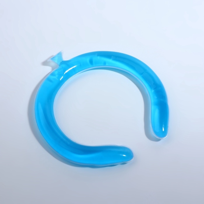 Охлаждающий воротник (гель, ПВХ) 17*16*2см синий накл ОТ Охлаждающий воротник (гель, ПВХ) 17*16*2см синий накл ОТ