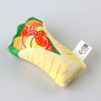 Игрушка для кошек с мятой «Шаурма» из текстиля, 9х5,2 см Игрушка для кошек с мятой «Шаурма» из текстиля, 9х5,2 см