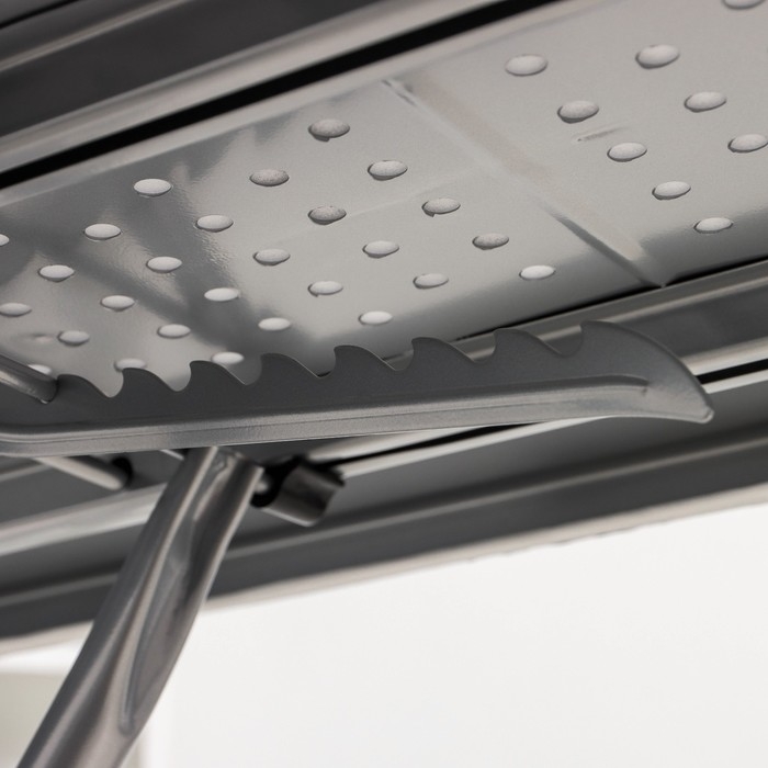 Доска гладильная Dogrular &laquo;Элона&raquo;, 120&times;38 см, регулируемая высота до 90 см, цвет серый