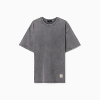 Футболка мужская MIST из вареного хлопка, цв. серый, р-р  M