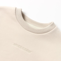 Свитшот детский, цвет светло-бежевый, рост 122 см