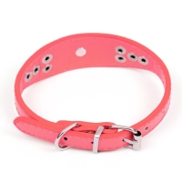 Ошейник-селедка со щенком, 29-32 х 2,5 см, искусственная кожа, красный Ошейник-селедка со щенком, 29-32 х 2,5 см, искусственная кожа, красный