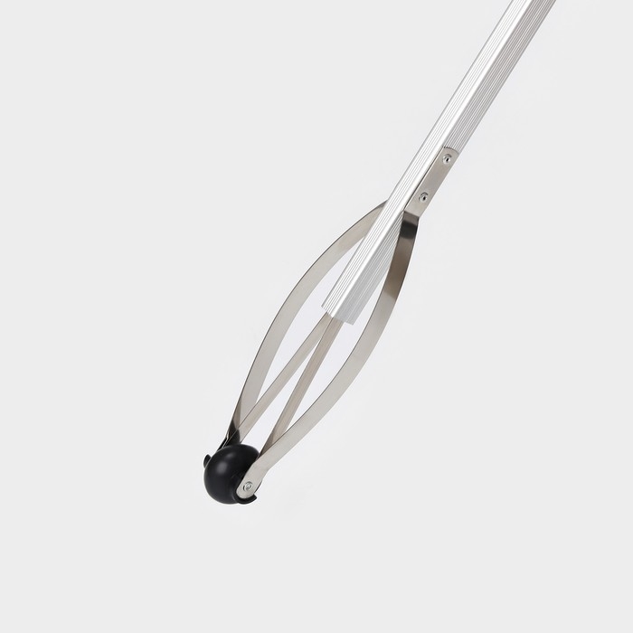 Захват для мусора алюминиевый, 99х12,5 см, ПВХ держатели Захват для мусора алюминиевый, 99х12,5 см, ПВХ держатели