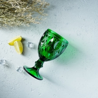 Бокал стеклянный Magistro &laquo;Варьете&raquo;, 320 мл, цвет зелёный