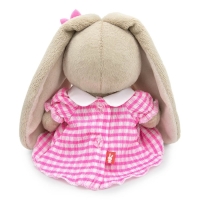 Мягкая игрушка &laquo;Зайка Ми&raquo;, в платье из жатой ткани, 15 см