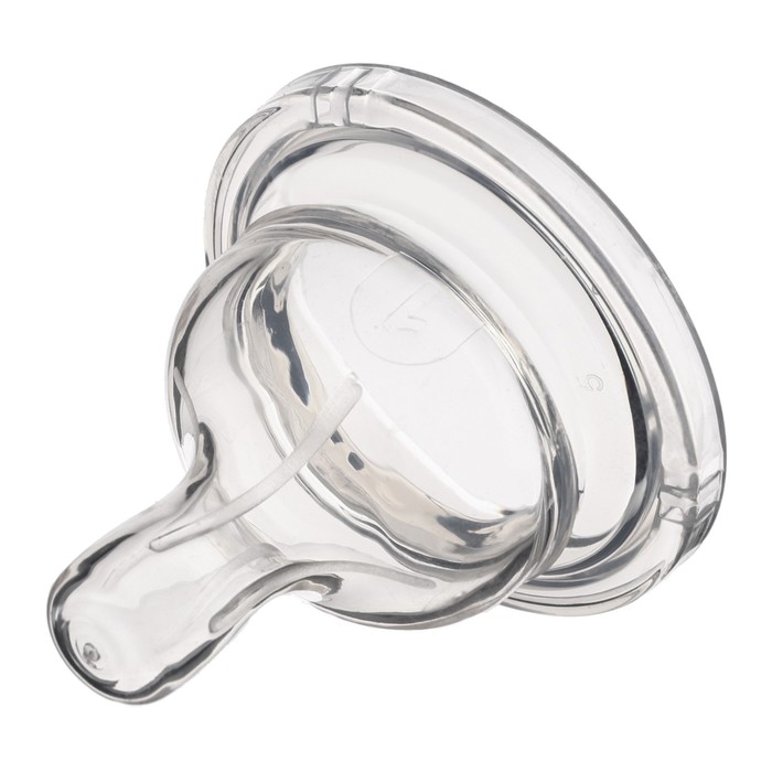 Соска на  бутылочку, антиколиковая, от 6 мес.,  Крошка Я, широкое горло,  медленный поток,  &Oslash;50 мм.