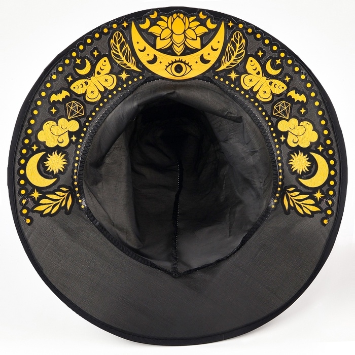 Карнавальный набор &laquo;Тёмная ведьма&raquo;: шляпа, воротник