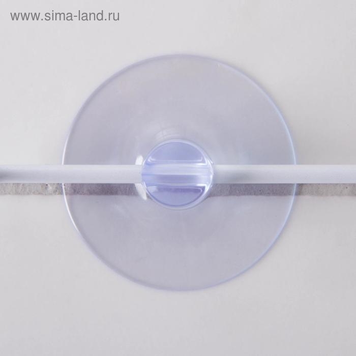 Полка универсальная подвесная Доляна, цвет белый