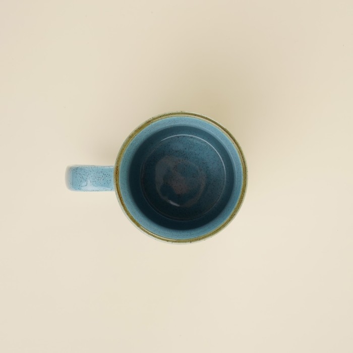 Набор кружек фарфоровых SL Home «Аззура», 400 мл, цвет голубой Набор кружек фарфоровых SL Home «Аззура», 400 мл, цвет голубой