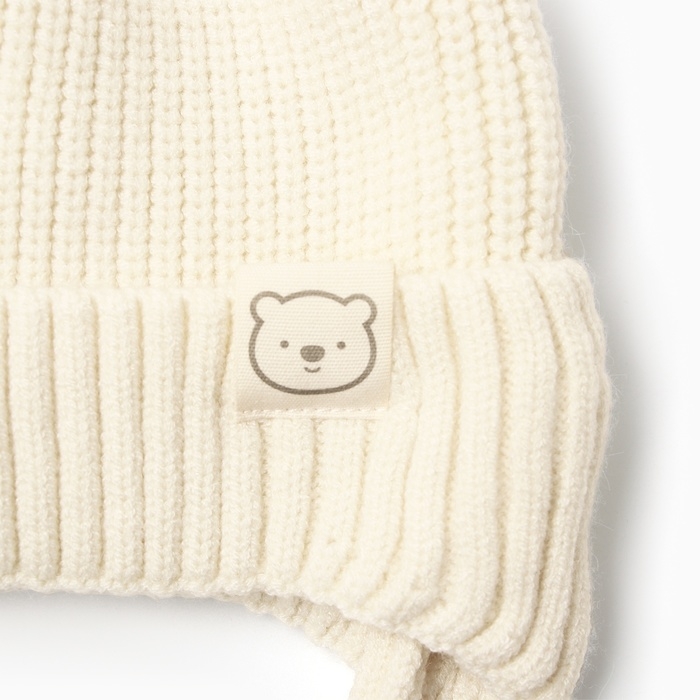 Шапка Крошка Я, р. 46-48см, 1-3 года, молочный