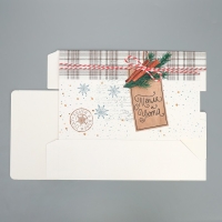 Коробка подарочная новогодняя складная &laquo;Тепла и уюта&raquo;, 22 х 30 х 10 см, Новый год