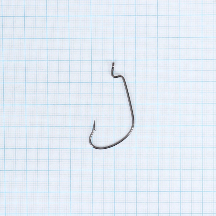 Крючки "Волжанка", серия Offset Worm, № 2/0, 5 шт.