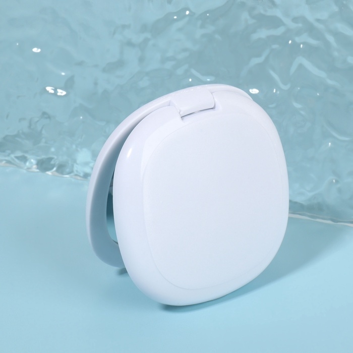 Зеркало складное &laquo;Флаконы&raquo;, 7,5 &times; 7,5 см, цвет нежно - розовый