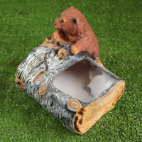 Фигурное кашпо "Береза с мишкой" Н-22см, D-14см Фигурное кашпо "Береза с мишкой" Н-22см, D-14см