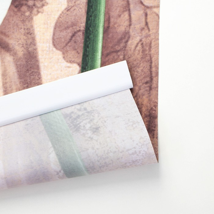 Штора рулонная &laquo;Тюльпаны белые&raquo;, 60&times;200 см (с учётом креплений 3,5 см)