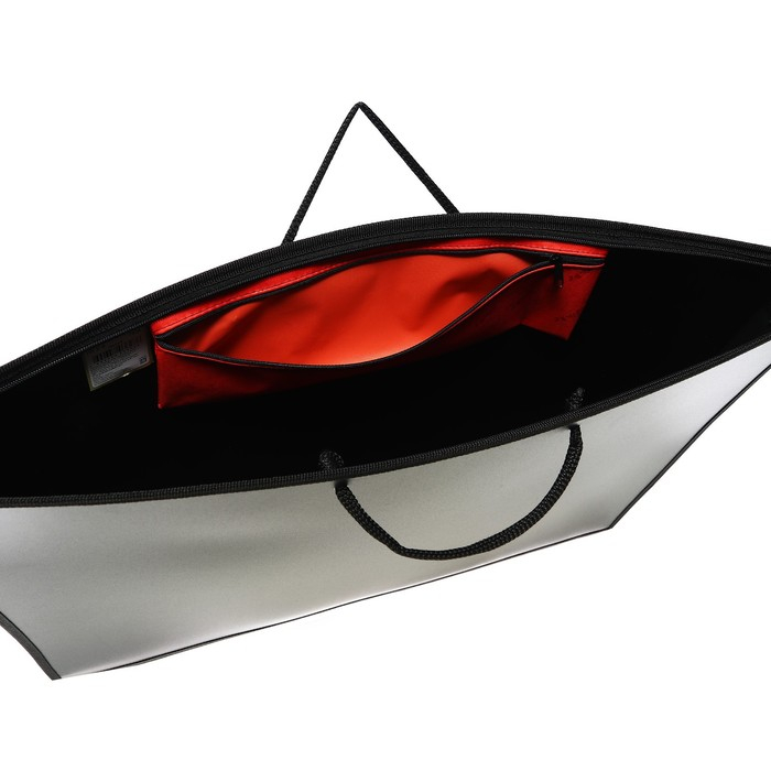 Папка для чертежей и рисунков А2, 650 х 480 х 50 мм, с ручками, пластиковая, молния сверху, Оникс, ПР 2-8, 0.9 мм, карман, Папка для чертежей и рисунков А2, 650 х 480 х 50 мм, с ручками, пластиковая, молния сверху, Оникс, ПР 2-8, 0.9 мм, карман, "Чёрный"