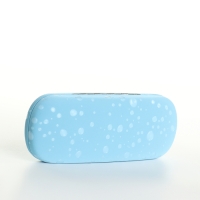 Футляр для очков на хлопушке, длина 16 см, цвет голубой Футляр для очков на хлопушке, длина 16 см, цвет голубой