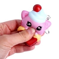 Мялка-сквиши &laquo;Зверёк&raquo; на брелоке, виды МИКС