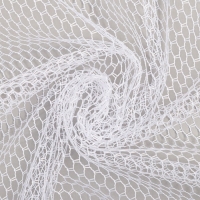 Тюль на кухню без шторной ленты, 170х160 см, цвет белый, 100% полиэстер Тюль на кухню без шторной ленты, 170х160 см, цвет белый, 100% полиэстер