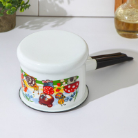 Набор посуды &laquo;Улыбка&raquo;, 4 предмета: кастрюля 1,5 л, ковш 1 л, кружка 250 мл, миска 800 мл, индукция