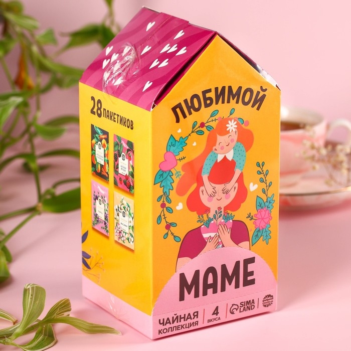 Чай в домике &laquo;Здесь живет счастье&raquo;, 28 шт. х 1,8 г.