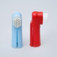 Набор зубная щётка двухсторонняя + щётка напальчник + массажер для десен (набор 3 шт), микс Набор зубная щётка двухсторонняя + щётка напальчник + массажер для десен (набор 3 шт), микс