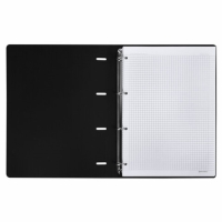 Тетрадь на кольцах А4 120л кл BRAUBERG VISTA, "Гранаты",обл иск кож, бл 70 г/м2