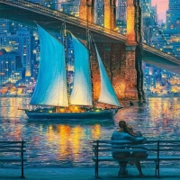 Пазл &laquo;Романтический вечер в Нью-Йорке&raquo;, 1000 элементов