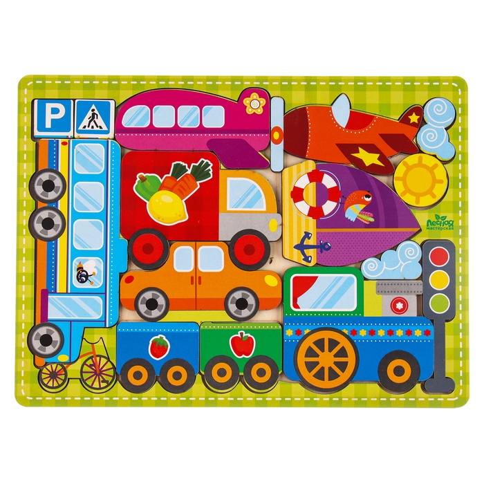 Головоломка &laquo;Учим транспорт&raquo;