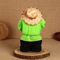 Оберег - домовой "Иваныч с бутылкой", h=40 см Оберег - домовой "Иваныч с бутылкой", h=40 см