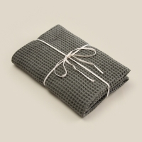 Полотенце вафельное SL HOME: Basic "Олива" 90х150 см, 100% хлопок, 340 г/м2 Полотенце вафельное SL HOME: Basic "Олива" 90х150 см, 100% хлопок, 340 г/м2