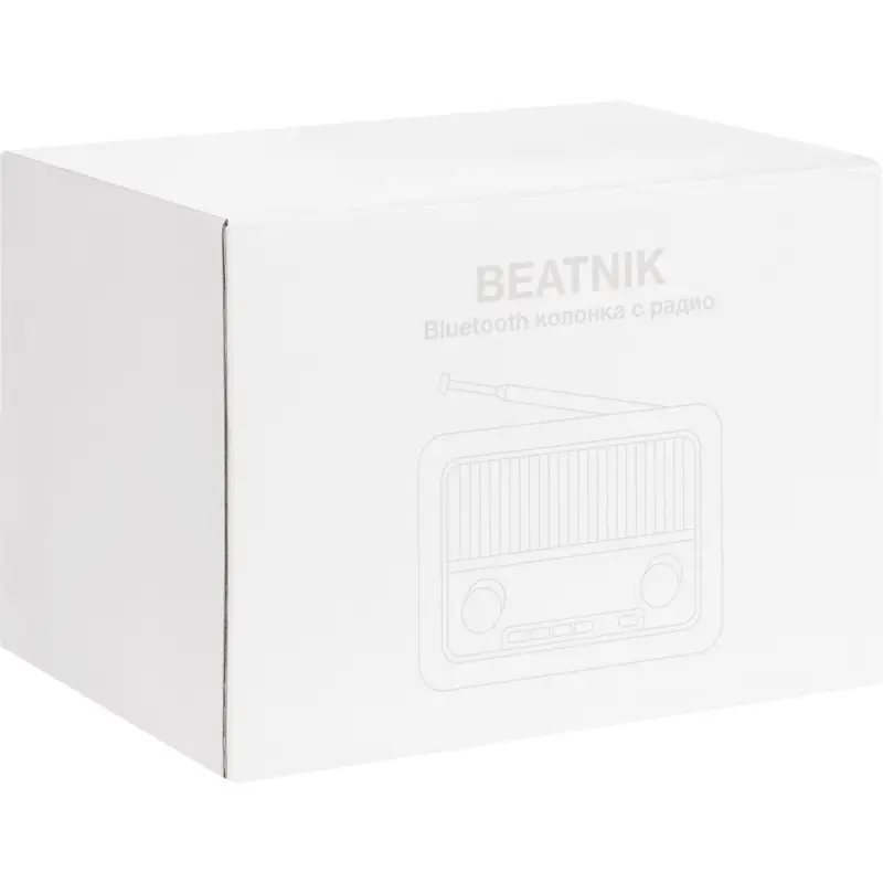 Bluetooth-колонка с радио Beatnik, коричневая