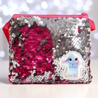 Сумка детская &laquo;Белый зайка&raquo;, 15х18 см