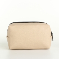 Косметичка на молнии, цвет бежевый