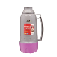 Термос 1.8 л, со стеклянной колбой, сохраняет тепло 12 ч, фиолетовый