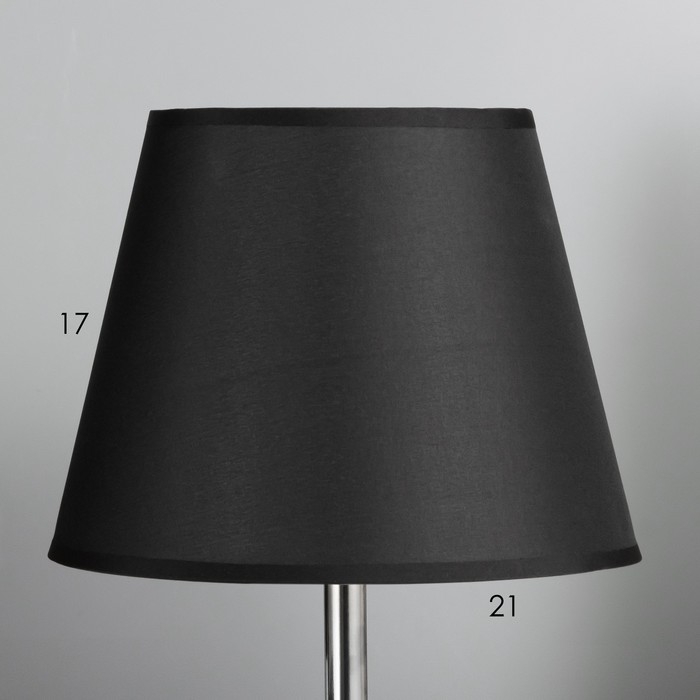 Настольный лампа "Шерон" 1х40Вт Е27 Чёрный 22х22х29см