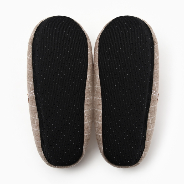 Тапочки женские, размер 40-41, цвет бежевый Тапочки женские, размер 40-41, цвет бежевый