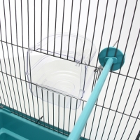 Клетка для птиц "Пижон" №104-Б, разборная, 2 секции, 58 х 40 х 88см, бирюзовая Клетка для птиц "Пижон" №104-Б, разборная, 2 секции, 58 х 40 х 88см, бирюзовая