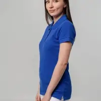 Рубашка поло женская Virma Premium Lady, ярко-синяя, размер 3XL