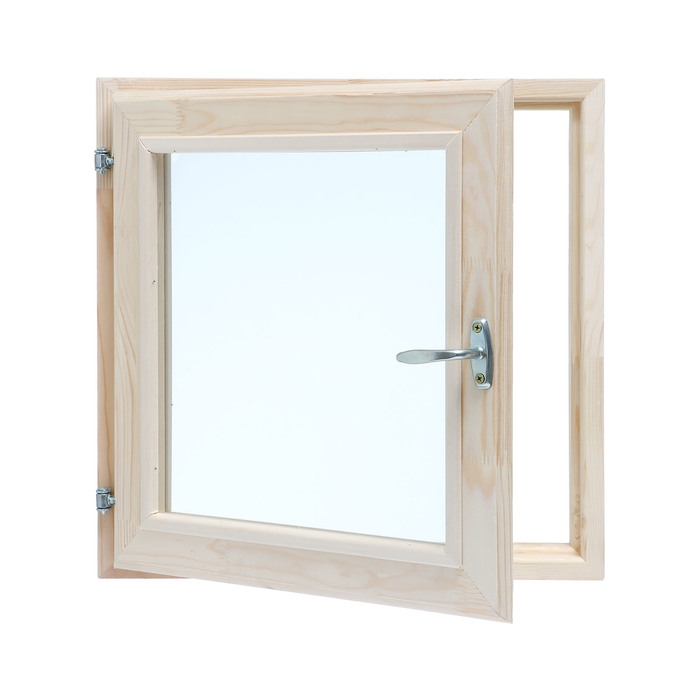 Окно, 50&times;50см, двойное стекло ХВОЯ