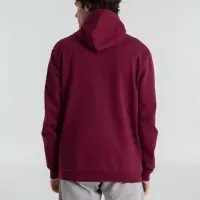 Толстовка с капюшоном унисекс Hoodie, бордовая, размер S Толстовка с капюшоном унисекс Hoodie, бордовая, размер S