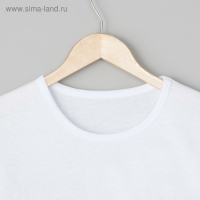 Футболка мужская БК-136 цвет белый, р-р 68